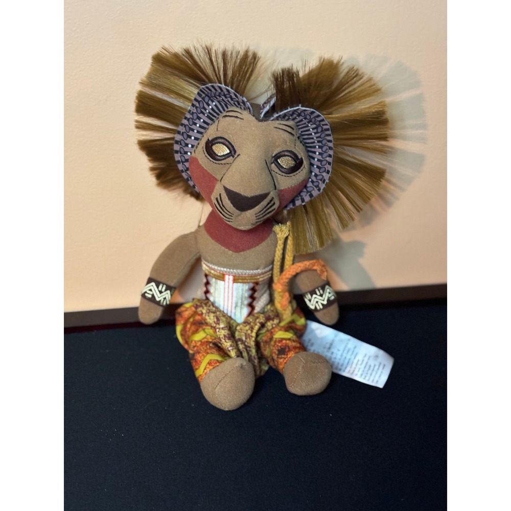 Disney Theatrical Group Lion King Broadway Musical Simba Plush Doll London Tag